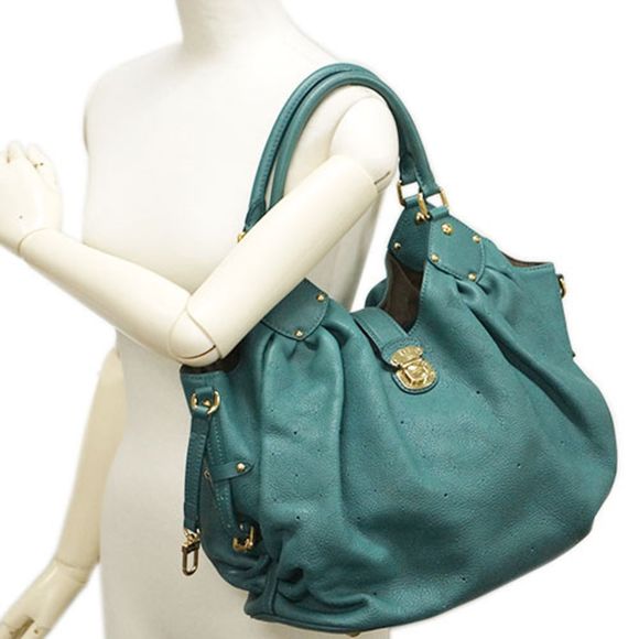 Louis Vuitton LV Mahina L Shoulder Bag Lagon Green - Picture 4 of 12